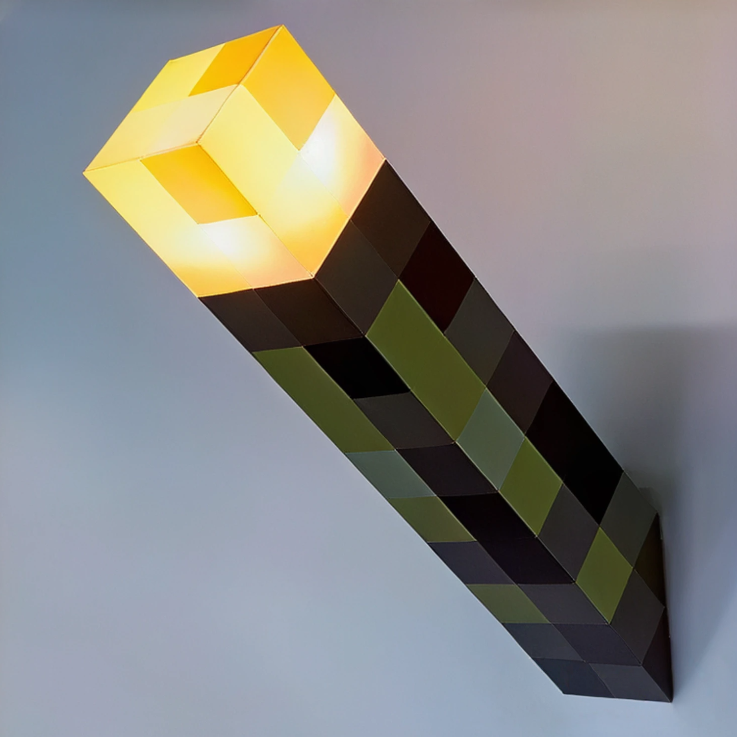 Antorcha de minecraft LED